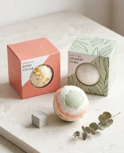 Custom Bath Bomb Boxes