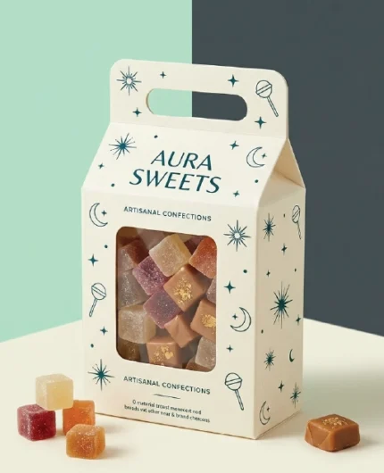 Custom candy boxes with window