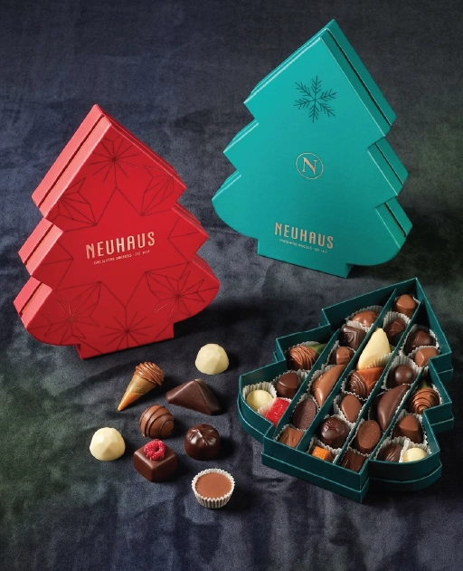 Customized christmas chocolate boxes
