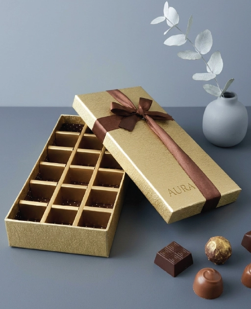 Empty chocolate boxes