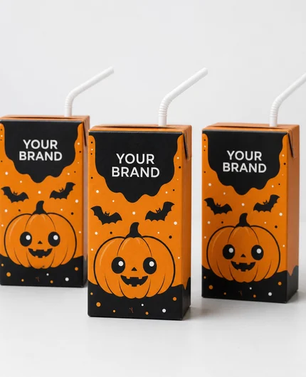Custom Halloween Juice Boxes