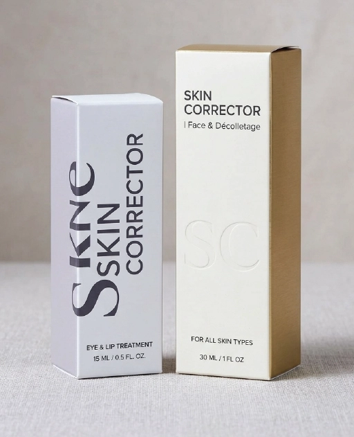 Custom Skin Corrector Cream Boxes