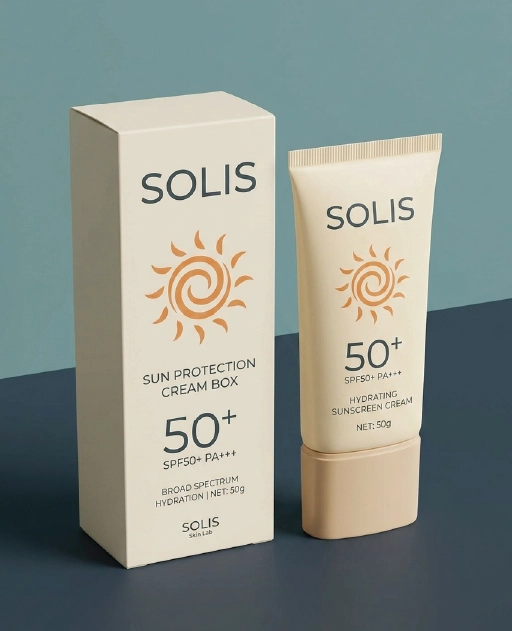 Custom Sun Protection Cream Boxes