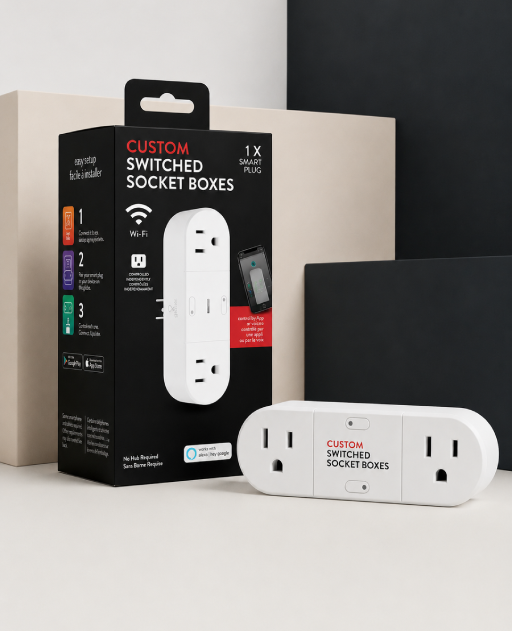 Custom Switched Socket Boxes