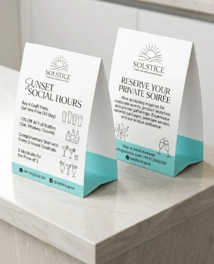 Custom Table Tents