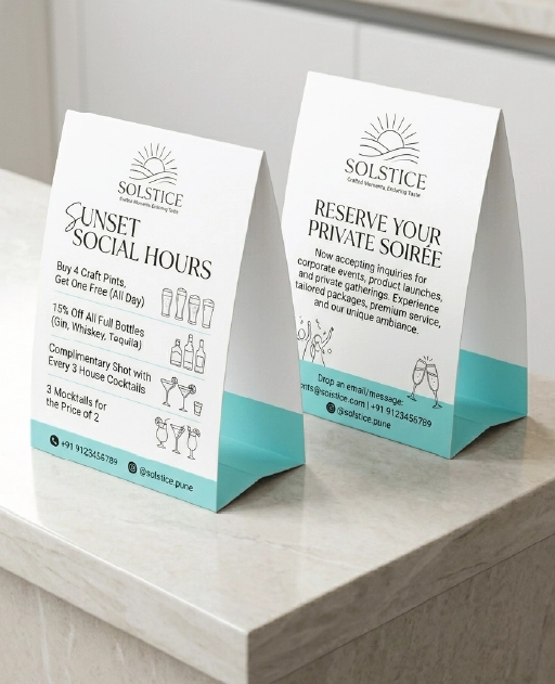 Custom Table Tents