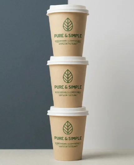 Takeaway coffee cups