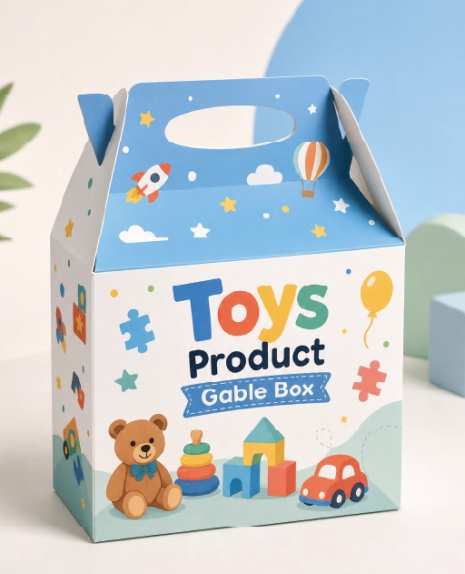 Custom Toys Product Gable Boxes
