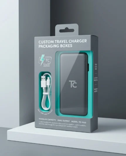 Custom Travel Charger Packaging Boxes