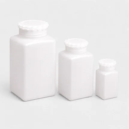 Custom HDPE Square Jars
