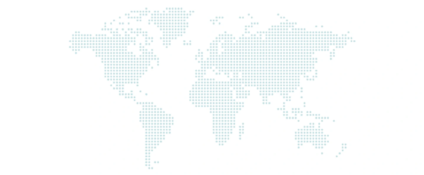 World map showing our global office locations
