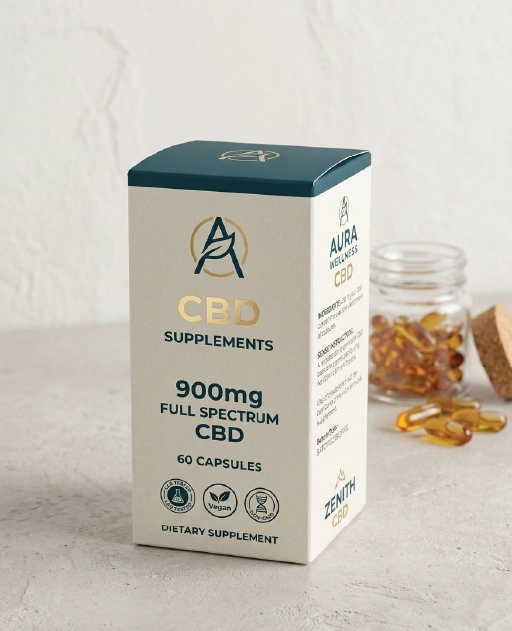 Custom CBD Supplements Boxes