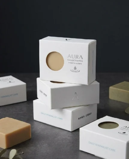 Custom White Soap Boxes