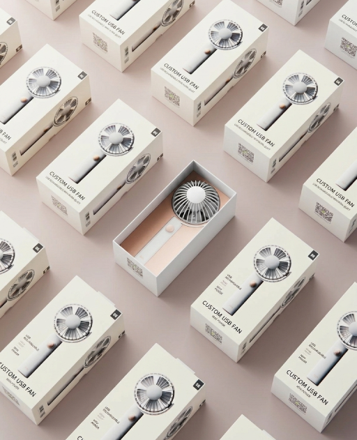 Custom Usb Fan Packaging Boxes