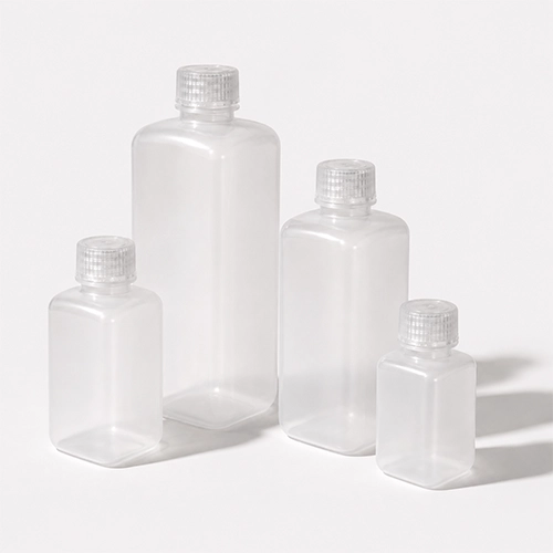 Custom LDPE Square Bottles