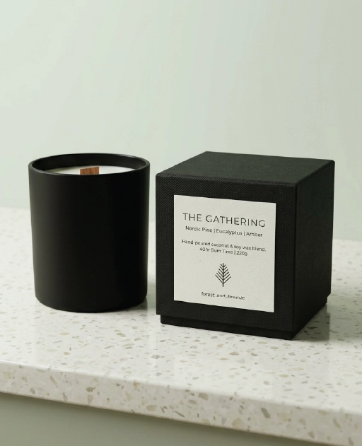 Custom Black Candle Boxes